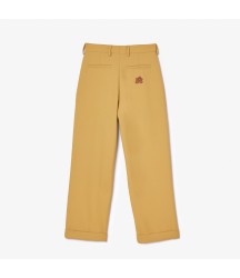 Lacoste x le FLEUR Tapered Pleat Pants Lacoste Outlet Yellow TEI HH970351TEI