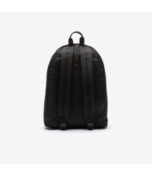 Unisex Neocroc Canvas Backpack Lacoste Outlet Black 991 NH2677NE991