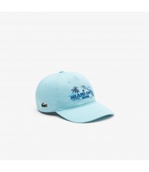 Men's Lacoste Sport Miami Open Edition Twill Cap Lacoste Outlet Turquoise BVG RK946251BVG