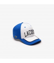 Unisex 3D Embroidered Baseball Cap Lacoste Outlet White Blue Navy Blue ITX RK034351ITX