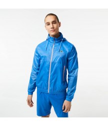 Men’s Lacoste Tennis x Novak Djokovic Zip-Up Jacket Lacoste Outlet Ethereal Blue L99 BH504351L99
