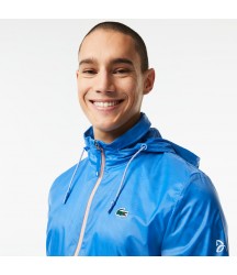 Men’s Lacoste Tennis x Novak Djokovic Zip-Up Jacket Lacoste Outlet Ethereal Blue L99 BH504351L99