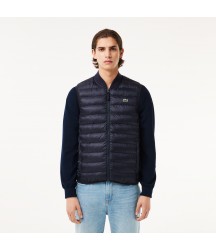 Men's Water-Repellent Puffer Vest Lacoste Outlet Navy Blue HDE BH053751HDE
