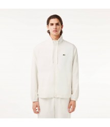 Men's Detachable Hood Water-Resistant Jacket Lacoste Outlet White 70V BH16795170V