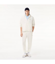 Men's Detachable Hood Water-Resistant Jacket Lacoste Outlet White 70V BH16795170V