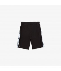 Men's Branded Organic Cotton Jersey Shorts Lacoste Outlet Mens Loungewear Pajamas/Black 031 GH995751031