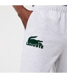 Men's Cotton Fleece Lounge Joggers Lacoste Outlet Mens Loungewear Pajamas/Grey Chine Green Y9K 3H542251Y9K