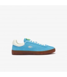 Men's Baseshot Suede Sneakers Lacoste Outlet BLUGUM ACL 47SMA0041ACL