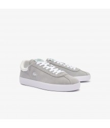 Men's Baseshot Translucent Sole Sneakers Lacoste Outlet GRYWHT 25Y 47SMA009325Y