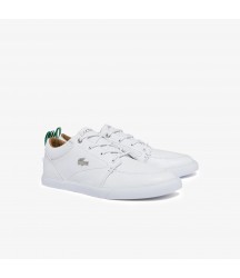 Men's Bayliss Leather Perforated Collar Sneakers Lacoste Outlet WHITEWHITE 21G 37CMA007321G