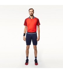 Men's Lacoste Sport  Daniil Medvedev Tennis Shorts Lacoste Outlet Navy Blue 166 GH740351166