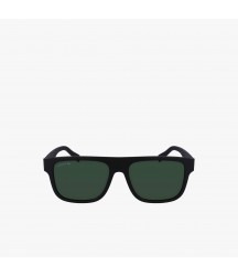 Men's Modified Rectangle Plant Based Resin L.12.12 Sunglasses Lacoste Outlet BLACKBLUE 002 L6001S002