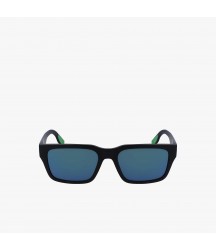 Men's Rectangle Active Sunglasses Lacoste Outlet BLACKBLUE 002 L6004S002