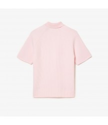 Lacoste x le FLEUR Polo Collar Sweater Lacoste Outlet Pink IX5 AH806451IX5