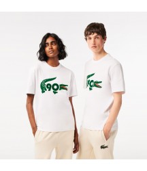 Unisex 90th Anniversary Collector T-Shirt Lacoste Outlet White 001 TH236251001