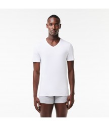 Men's 3-Pack T-Shirts Lacoste Outlet White 001 TH337451001