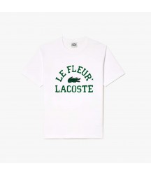 Lacoste x le FLEUR Jersey T-shirt Lacoste Outlet White 001 TH648551001