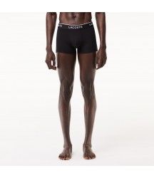 Men's 3-Pack Trunks Lacoste Outlet Mens Underwear Socks/Black 031 5H338951031