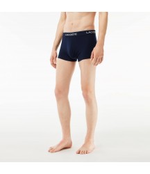 Men's 3-Pack Trunks Lacoste Outlet Mens Underwear Socks/Blue White Navy Blue PIY 5H338951PIY
