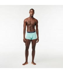 Men's 3-Pack Trunks Lacoste Outlet Mens Underwear Socks/Dark Green Navy Blue Light Green JCI 5H338951JCI