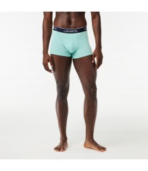 Men's 3-Pack Trunks Lacoste Outlet Mens Underwear Socks/Dark Green Navy Blue Light Green JCI 5H338951JCI