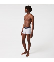 Men's 3-Pack Trunks Lacoste Outlet Mens Underwear Socks/Grey Chine CCA 5H338951CCA