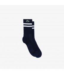 Men's Breathable Jersey Tennis Socks Lacoste Outlet Mens Underwear Socks/Navy Blue White 525 RA109551525