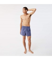 Men's 3-Pack Striped Boxers Lacoste Outlet Mens Underwear Socks/Navy Blue White Blue 8X0 7H3394518X0