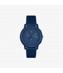 Men's Lacoste.12.12 Chrono Watch Blue Silicone Lacoste Outlet WITHOUT COLOR 000 2011244000