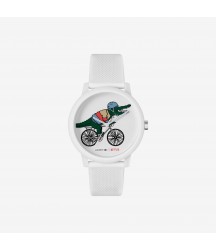Lacoste.12.12 x Netflix Sex Education 3 Hands Silicone Watch Lacoste Outlet White 000 2011265000