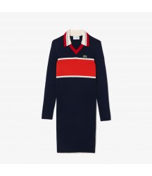Women's Made in France Contrast Polo Dress