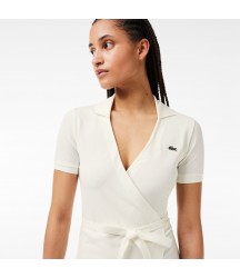 Women's Short Sleeved Stretch Piqué Dress