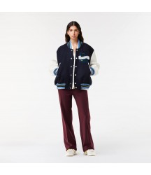 Lacoste x EleVen by Venus Oversized Varsity Jacket