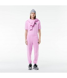Unisex Organic Cotton Fleece Sweatpants Lacoste Outlet Pink IXV XH007551IXV