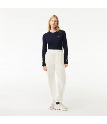 Women's Cotton Sweatpants Lacoste Outlet White 70V XF16485170V