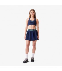 Sport Skirt With Integrated Piqué Shorty Lacoste Outlet Navy Blue 423 JF099051423