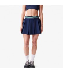 Sport Skirt With Integrated Piqué Shorty Lacoste Outlet Navy Blue 423 JF099051423